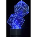 Vortex t Optical Illusion 3D Dice Lighting VO38930